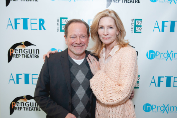 AFTER playwright Michael McKeever with Anna Holbrook. Photo credit: NMX Photo Photo