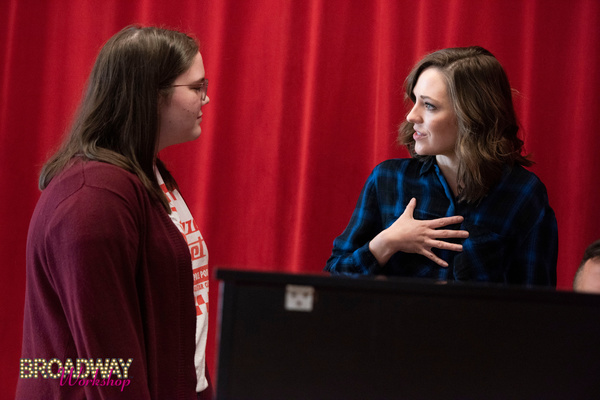 Photo Flash: Laura Osnes Visits Broadway Workshop For A Master Class Image