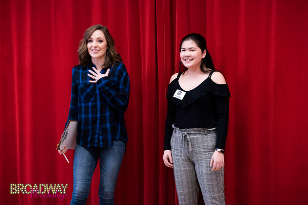 Photo Flash: Laura Osnes Visits Broadway Workshop For A Master Class Image