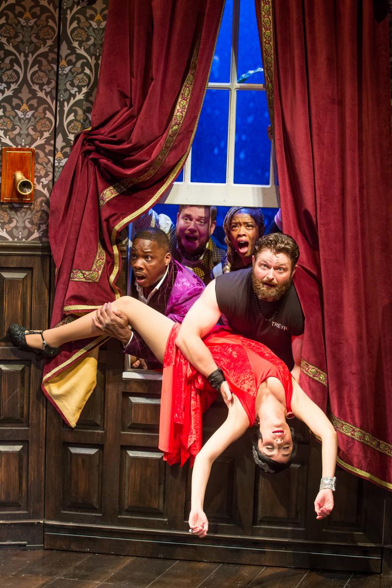 Review: THE PLAY THAT GOES WRONG Brings Shtick, Slapstick and Spit-take Silliness to the Hobby Center 
