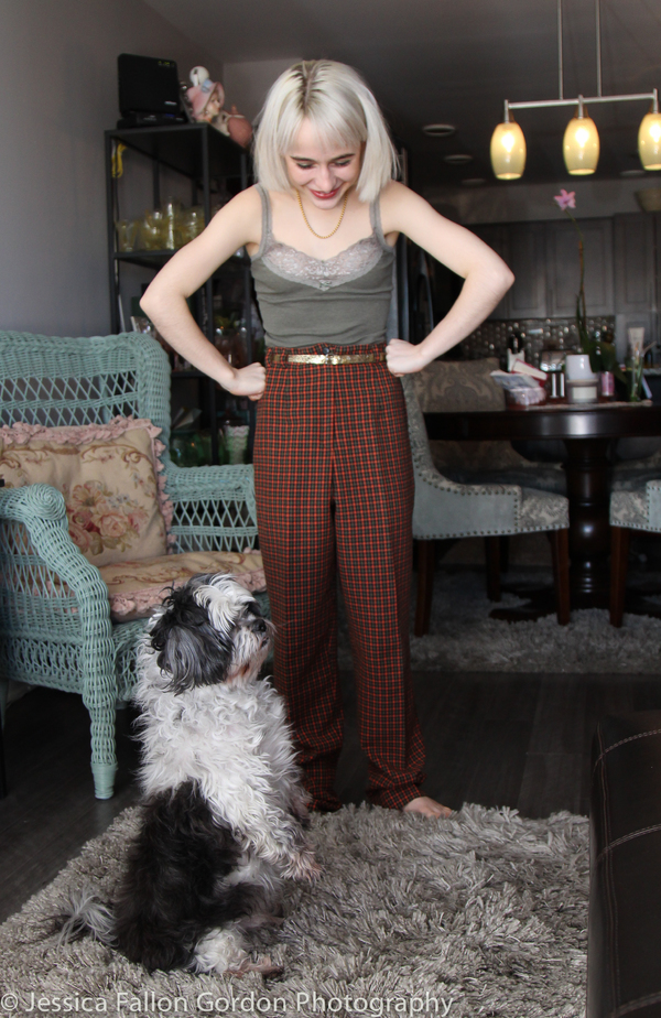 Tails of Broadway: Sophia Anne Caruso Cuddles Up with Pucci! Image