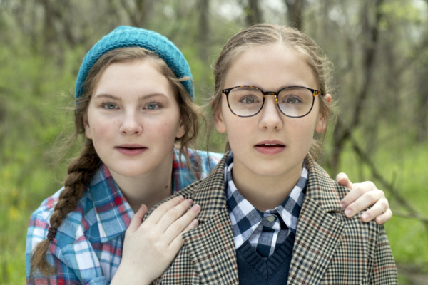 Alexa Stratton and Jordan Battey in The Time Machine, Photograph by Jason Johnson-Spi Photo