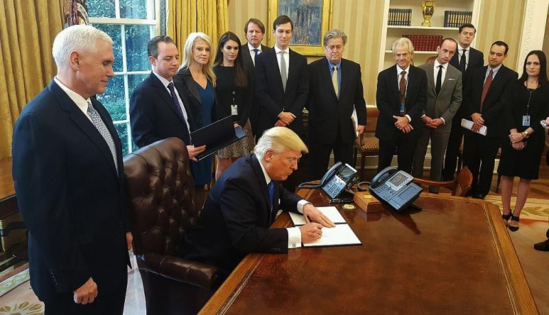 President Trump Signs Executive Order To Combat Importation of Squips Image