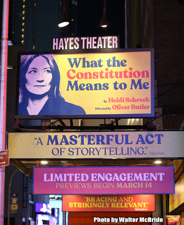 Photo Coverage: Heidi Schreck and the Cast of WHAT THE CONSTITUTION MEANS TO ME Take Opening Night Bows! Image
