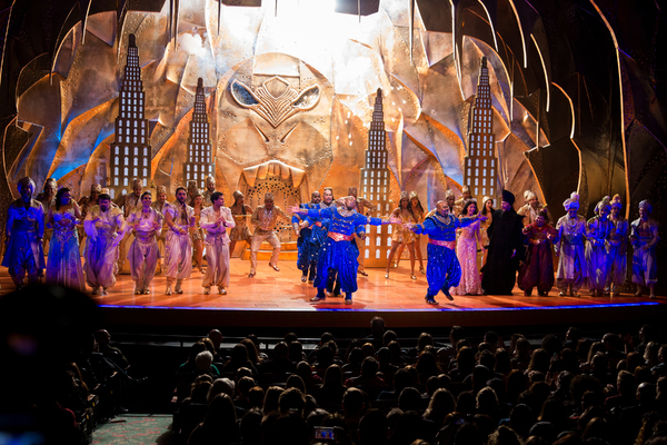 Photo Coverage: 5 Genies (and Disney Alumni) Celebrate ALADDIN's 5th Anniversary on Broadway! Image
