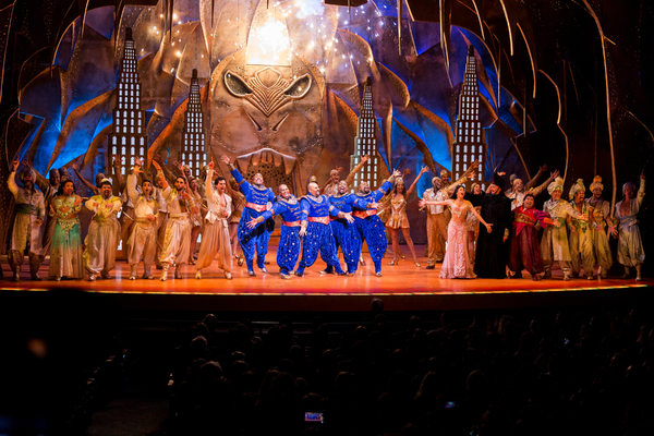 Photo Coverage: 5 Genies (and Disney Alumni) Celebrate ALADDIN's 5th Anniversary on Broadway! Image