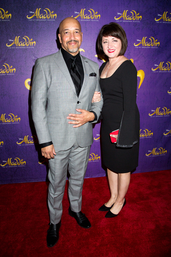Photo Coverage: 5 Genies (and Disney Alumni) Celebrate ALADDIN's 5th Anniversary on Broadway! Image