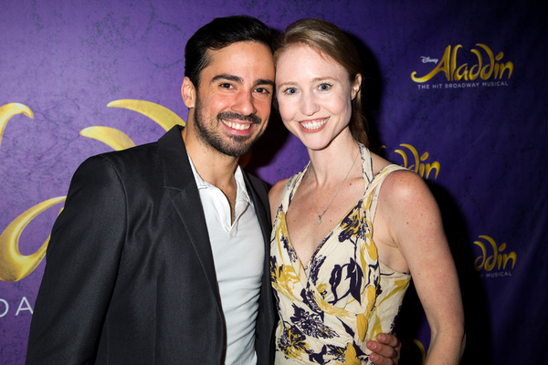 Photo Coverage: 5 Genies (and Disney Alumni) Celebrate ALADDIN's 5th Anniversary on Broadway! Image