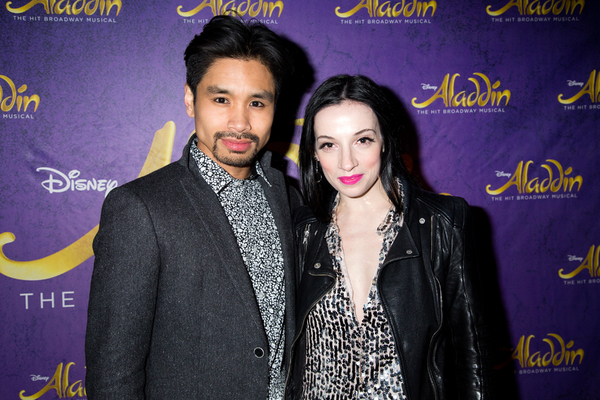 Photo Coverage: 5 Genies (and Disney Alumni) Celebrate ALADDIN's 5th Anniversary on Broadway! Image