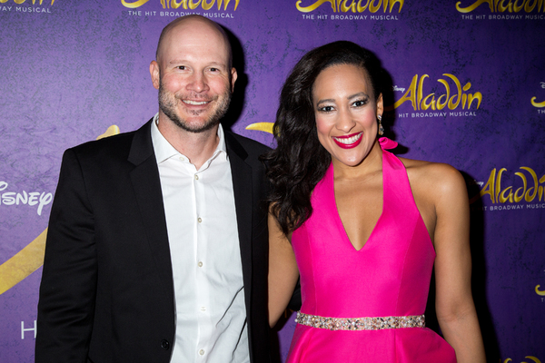 Photo Coverage: 5 Genies (and Disney Alumni) Celebrate ALADDIN's 5th Anniversary on Broadway! Image