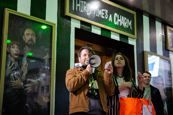 Alex Brightman host first of weekly Live Game Shows in front of the Winter Garden The Photo