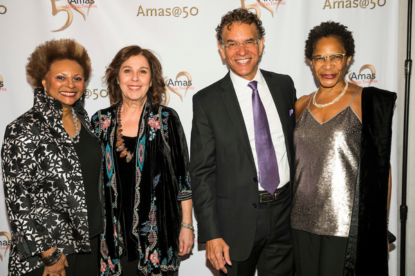 Leslie Uggams, Donna Trinkoff, Brian Stokes Mitchell, Allyson Tucker-Mitchell at 