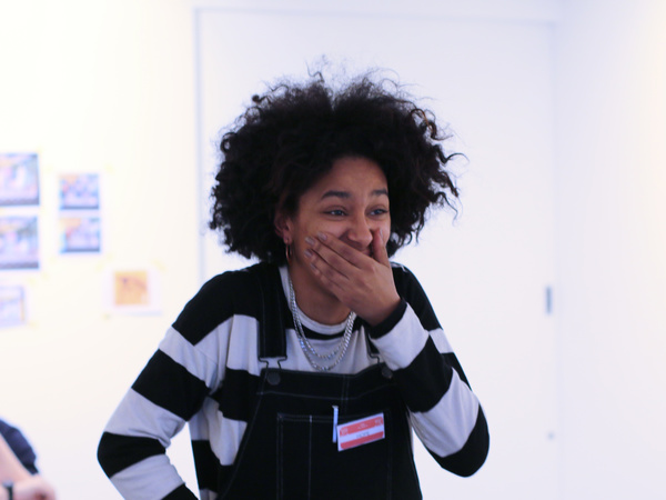 Photo Flash: Inside Rehearsal For THE AMBER TRAP at Theatre503 Image