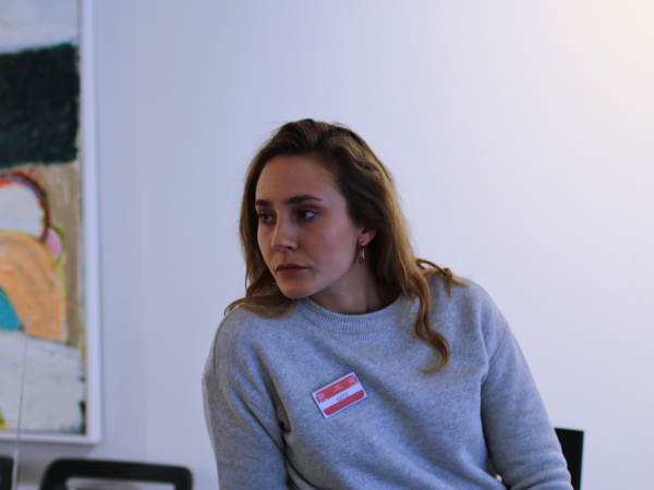 Photo Flash: Inside Rehearsal For THE AMBER TRAP at Theatre503 Image