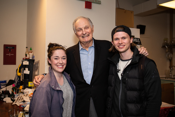 Photo Flash: Alan Alda Visits FIDDLER ON THE ROOF Image