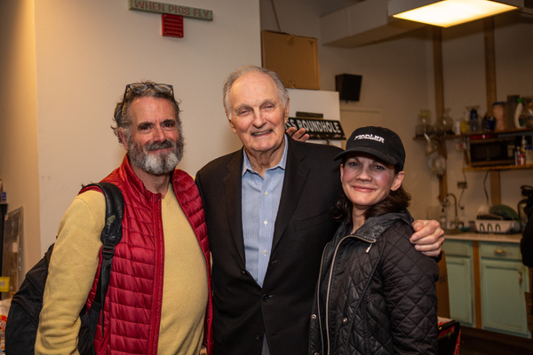 Photo Flash: Alan Alda Visits FIDDLER ON THE ROOF Image
