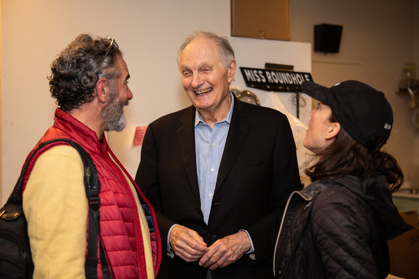 Photo Flash: Alan Alda Visits FIDDLER ON THE ROOF Image