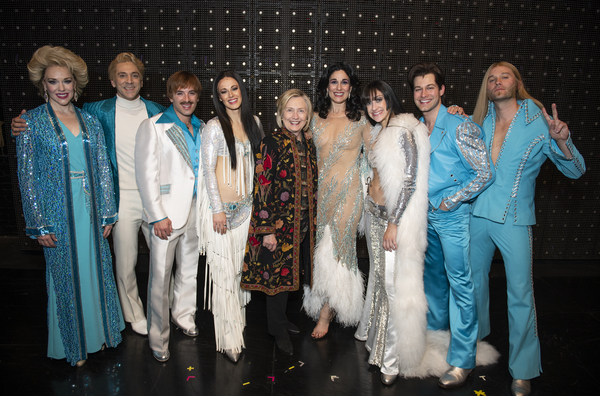 Photo Flash: Lin-Manuel Miranda and Hillary Clinton Visit THE CHER SHOW Image
