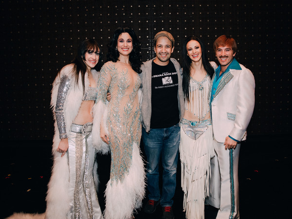 Photo Flash: Lin-Manuel Miranda and Hillary Clinton Visit THE CHER SHOW Image