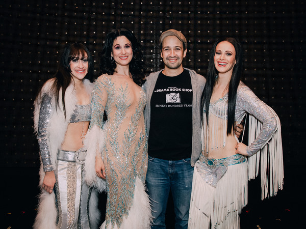 Photo Flash: Lin-Manuel Miranda and Hillary Clinton Visit THE CHER SHOW Image