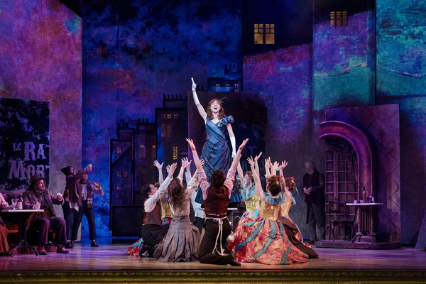 Jenny Powers (top center) as Antoinette and the company of Marie, Dancing Still  Photo