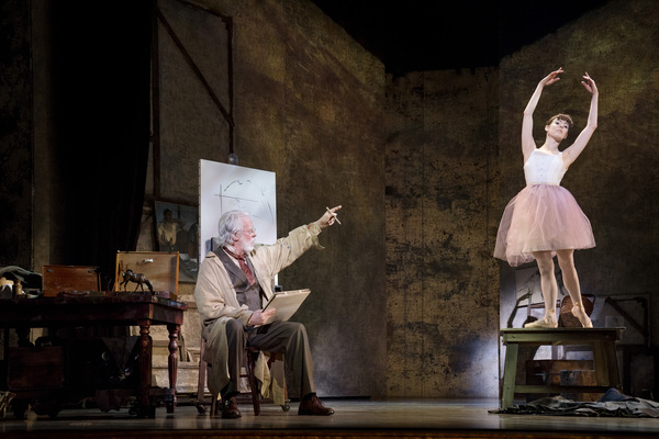 Terrence Mann (Edgar Degas) and Tiler Peck (Young Marie) in Marie, Dancing Still Photo