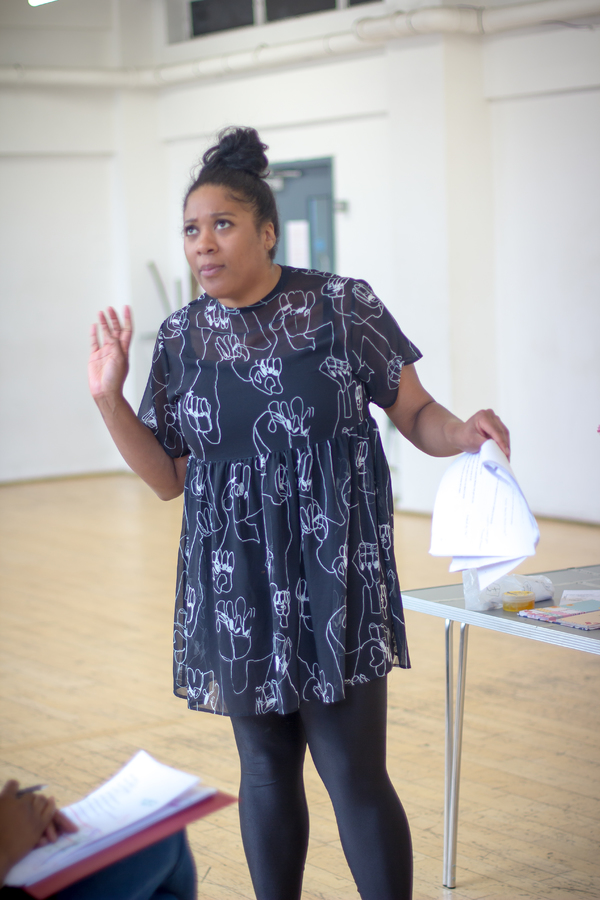 Photo Flash: First Look At FUNERAL FLOWERS In Rehearsal 