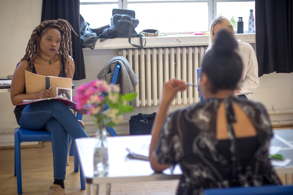 Photo Flash: First Look At FUNERAL FLOWERS In Rehearsal 
