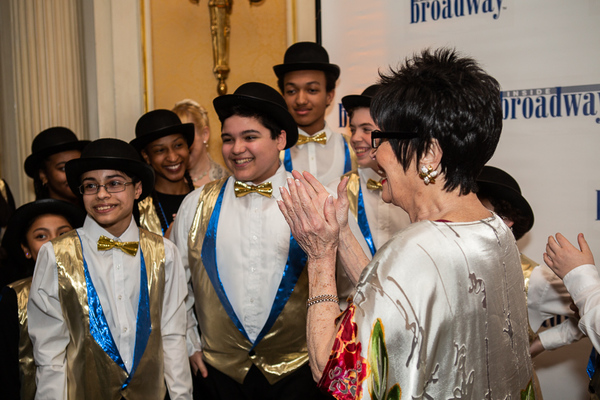 Chita Rivera and Students from IS 278 Photo