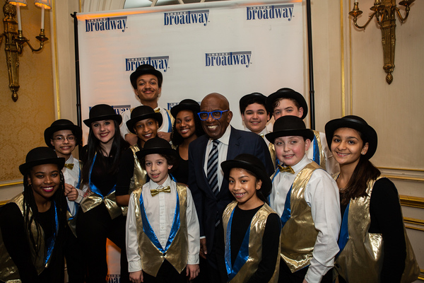 Al Roker and Students from IS 278 Photo
