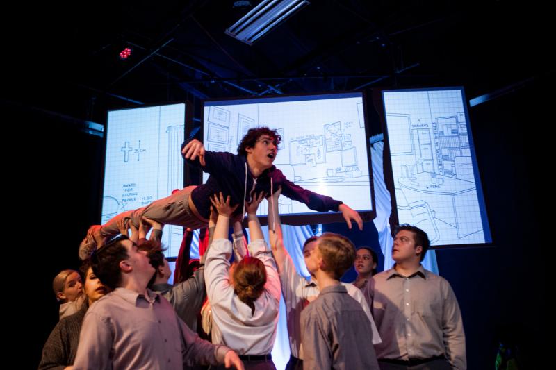 Review: Left Curiously Emotional by THE CURIOUS INCIDENT OF THE DOG IN THE NIGHT TIME at Nebraska Wesleyan University Theatre Image