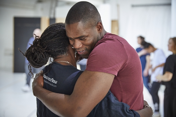 Photo Flash: Inside Rehearsal For Young Vic's DEATH OF A SALESMAN 
