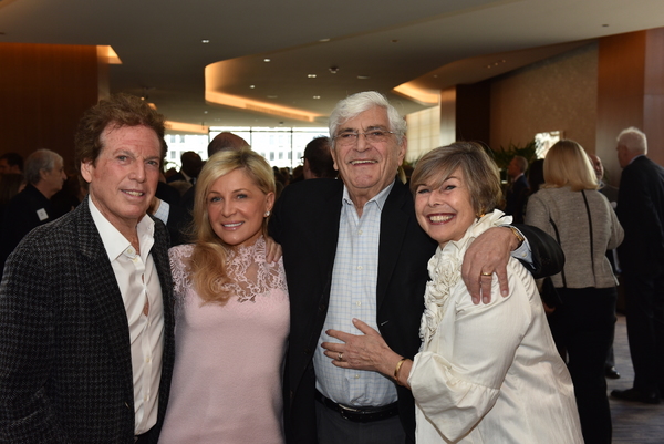 Bill Marovitz, Asia Gajderowicz, Julian Frazin and Porchlight Music Theatre board mem Photo