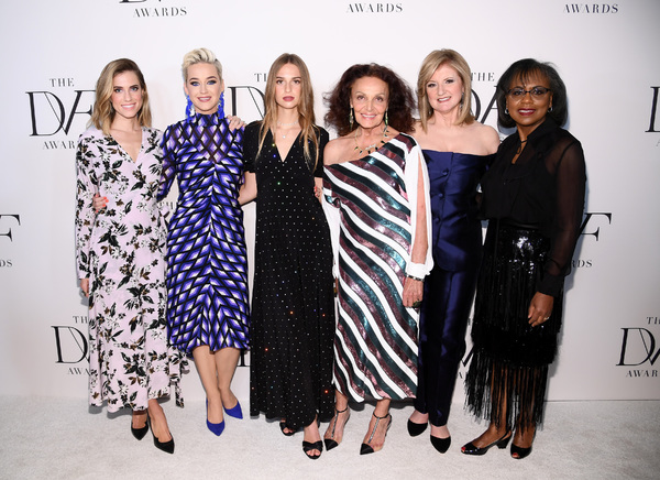 Photo Flash: Katy Perry, Anita Hill, Julia Stiles, Diane von Furstenberg, Allison Williams Attend the 10th Annual DVF Awards 