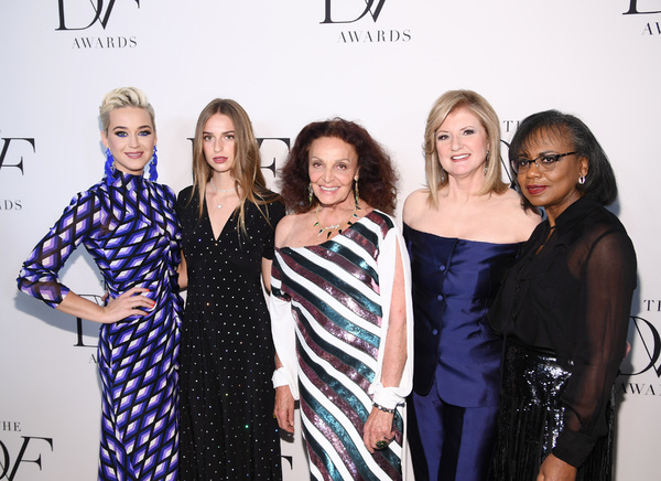 Photo Flash: Katy Perry, Anita Hill, Julia Stiles, Diane von Furstenberg, Allison Williams Attend the 10th Annual DVF Awards 