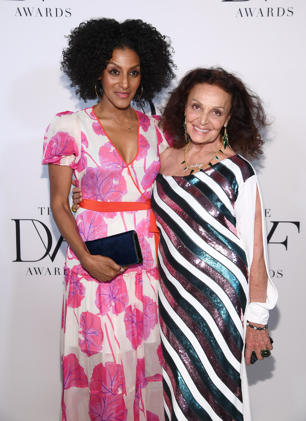 Sarah Jones and Diane von Furstenberg  Photo