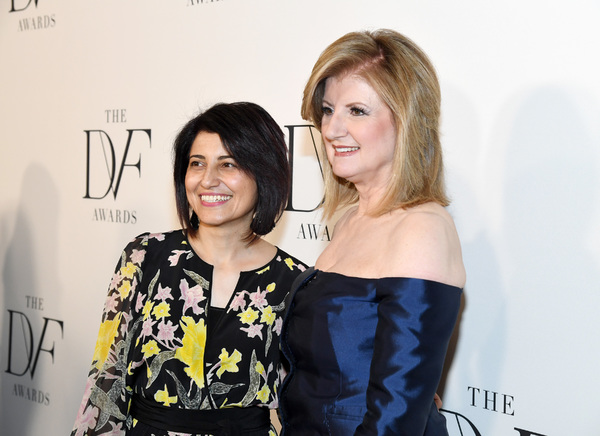 Hadeel Mustafa Anabtawi (L) and Arianna Huffington Photo