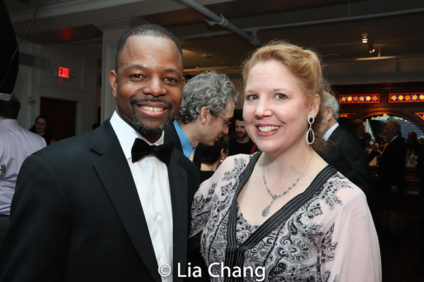 Prospect''s Board President Jesse Kearney  with Producing Artistic Director Cara Reic Photo