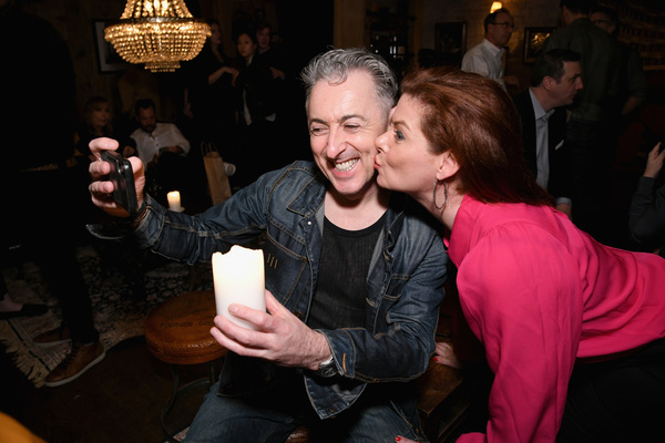 Alan Cumming and Debra Messing  Photo