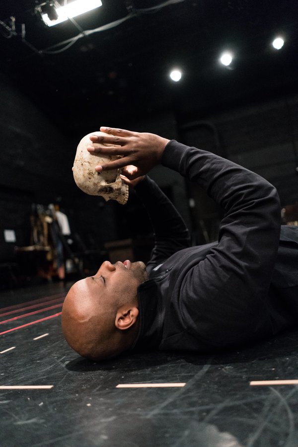 Photo Flash: Get A First Look At HAMLET Rehearsals at Chicago Shakespeare Image