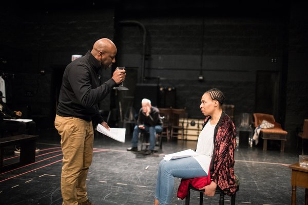 Photo Flash: Get A First Look At HAMLET Rehearsals at Chicago Shakespeare  Image