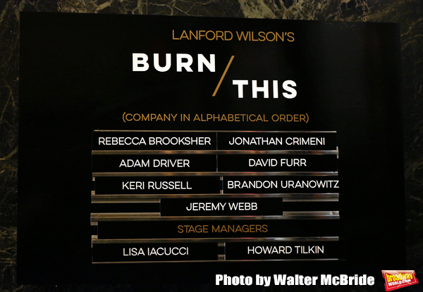 Photo Coverage: BURN THIS Opening Night Celebration: Adam Driver, Keri Russell, and More Take Their Bows! Image