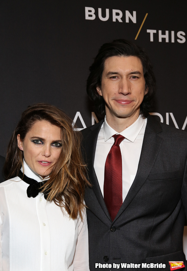 Keri Russell and Adam Driver Photo