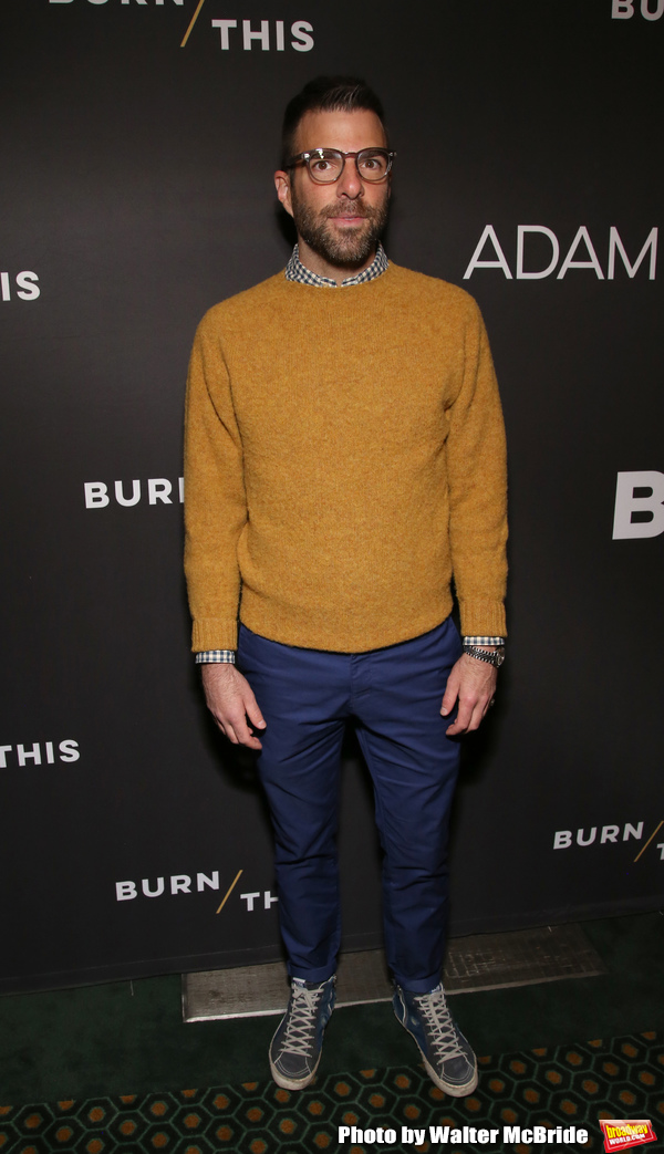 Photo Coverage: Casey Cott, Zachary Quinto, Zach Braff, and More Stars Arrive at Opening Night of BURN THIS Image