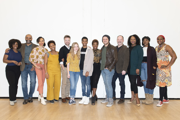 Chris Stampley, Sam Gold, Lynn Nottage, Duncan Sheik, Susan Birkenhead Photo