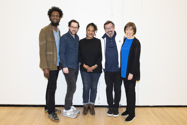 Chris Stampley, Sam Gold, Lynn Nottage, Duncan Sheik, and Susan Birkenhead  Photo