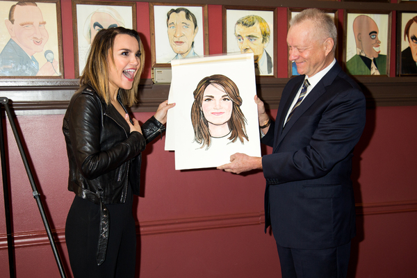 Photo Coverage: Samantha Barks is Honored With Portrait at Sardi's Image