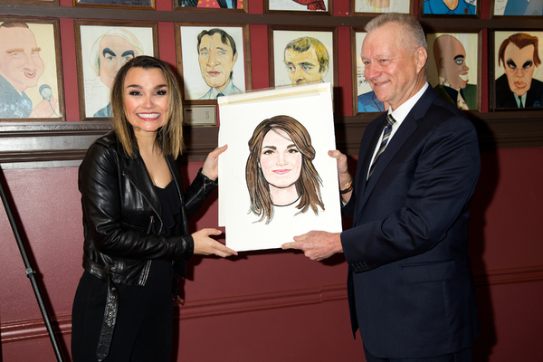 Photo Coverage: Samantha Barks is Honored With Portrait at Sardi's Image