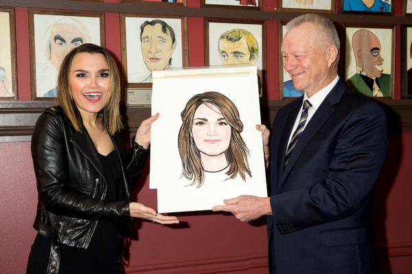 Photo Coverage: Samantha Barks is Honored With Portrait at Sardi's Image