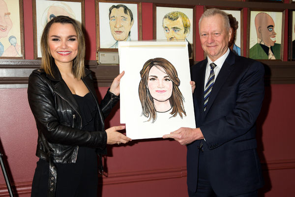 Photo Coverage: Samantha Barks is Honored With Portrait at Sardi's Image